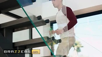 Lexi Luv Seduces Ex For Treadmill Sex - Big Tits Blonde Fucked Hard