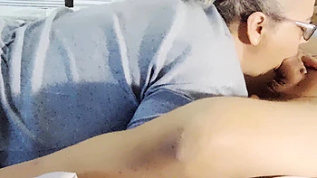 BBW MILF Ramblin Rows Gives Funny Blowjob in Homemade 4K