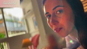 Amateur Spanish Teen Sandralydx Stunning Blowjob Cum in Mouth POV