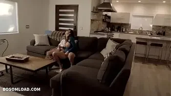 step Daughter walks in on step mom & step brother fucking