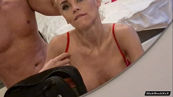 ANAL fucked by gymnast Lara Frost and cum on her feet