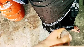 Desi Wife Hardcore Fucking Neighbor Boy in Kitchen - Rough Sex with Indian Aunty