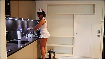 Nurse Comes To See Patient In His Room