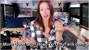 Sky Smith Having All Kinds Of Fun In The Bus!