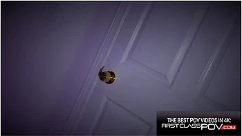 Femdom Caged With Natural Busty Brunette - Valentina Nappi And Mark White