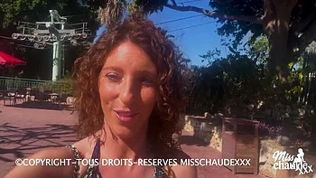 Misschaudexxx sucks big dick and gets fucked hard in outdoor cable car