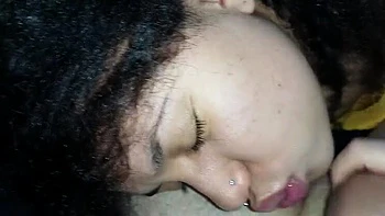 Creampie Facial Blowjob - Cum in Mouth POV with 18 Year Old Brazilian Girl