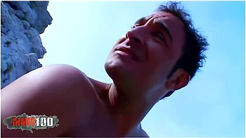 Busty Brunette Fucked In The Ass On The Rocks