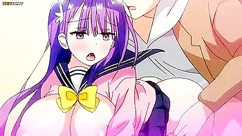 She has creampie sex in her swimsuit and then in her uniform in the entranceway.