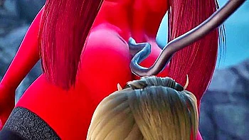 Scuccubus Plays With Her Elf