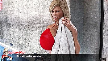 Anime Hentai And Captain Marvel - Cockham Superheroes 7 Milf Sucks Me Off In A Sauna