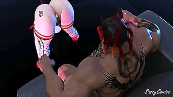 Car Toon In Asian Hottie Fucked Hard In The Ass By Huge Black Man With A Massive Big Sassycomics