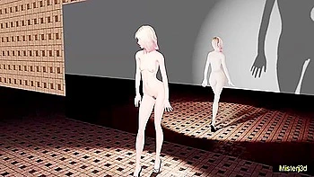 Gwen Is A Very Flirtatious Girl - 3d Animated, Car Toon And Spider Man