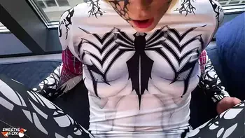 Anti-Venom Deep Sucking and Sensual Fucking - Cosplay