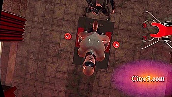 3d Vr Game Recording Sfm Latex Big Tits Mistress Milks Slave On Sybian With Lots Of Precum With Pov With Vr Porn