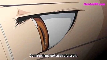 She is being creampied by the doctor while having a hallucination of her anus being penetrated and being creampied.