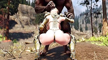 Elf Slut Warrior Was Fucked By A Big Werewolf 1