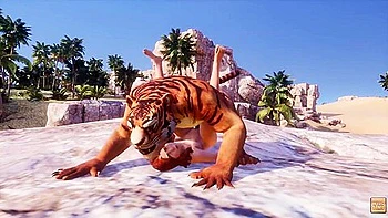 Wild Life - Tiger Fucks Redhead Girl