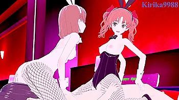 A Certain Scientific Railgun And Kuroko Shirai Threesome