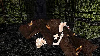 Human Female And Skeleton