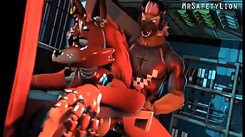 Foxy Animatronics Have Sex With The Nightguards