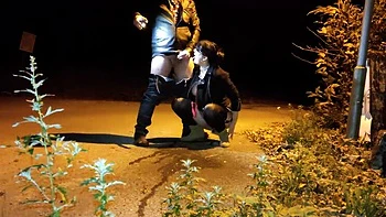 Horny MILF Gives Passionate Rimjob Outdoors - SlutHappiness Anal Fun