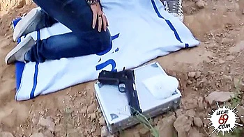 Redhead Teen 18+ With Glasses Gets Fucked Outside