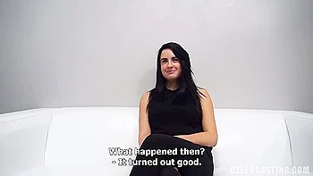 Eighteen Year Old Babe With Big Naturals Fucked During An Interview