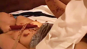 Japanese Girl Rope Bound And Waxed