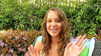 Squirting Teen 18+ Brunette Left Oozing Creampie Cum From Lucky Older Guy