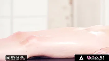 Casey Has A Satisfying Oiled Massage From Her Gorgeous Masseuse