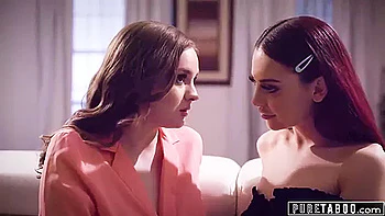 Stepsister Assumes Stepsiblings Identity To Fuck Lesbian Crush