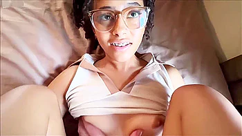 Nerdy Latina Dani Diaz Lets Her Stepbro Alex Adams Teach Her How To Fuck