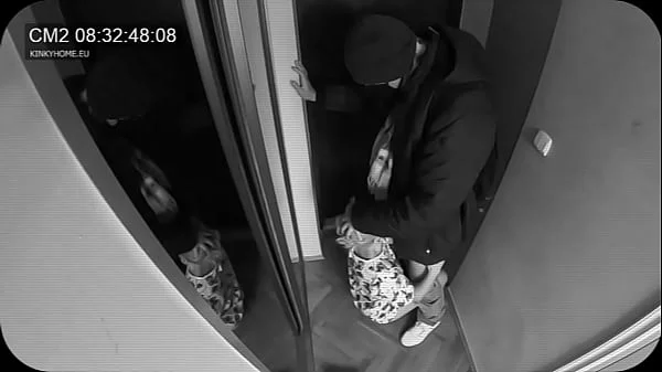 Wife sucked the postman while husband in the next door