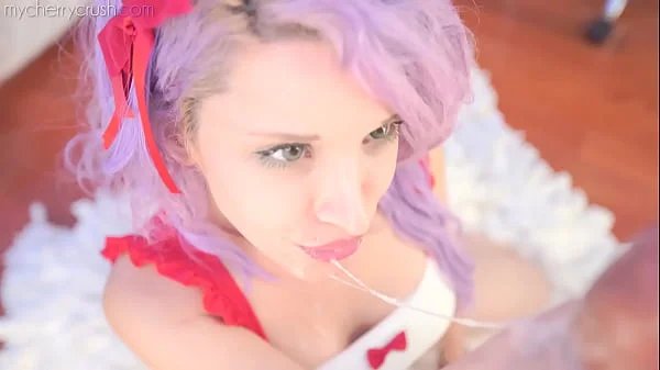 Cherrycrush Sloppy Blowjob Cumshot