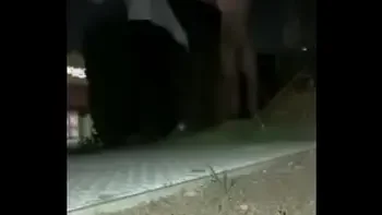 Naked in chastity cage left handcuffed in public