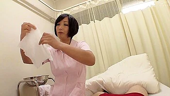 02C2323-Nympho nurse sucking a patient's cock