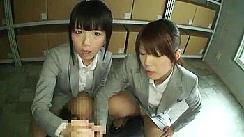 Horny Japanese model Kyouko Maki, Sayo Nakamoto, Airi Hayasaka in Exotic Handjobs, POV JAV clip