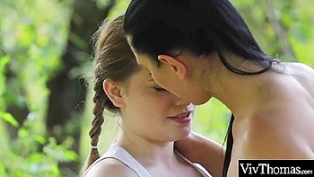 Voluptuous Lesbian Picks Up Hot Hitch Hiker & Fucks Her