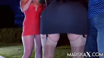 MARISKAX Big tit babe Nelly Kent ass fucked at a party