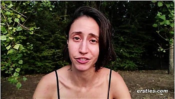 Rachel Loves To Masturbate With Flowers Outdoor