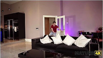 Sam Bourne And April Velvet In His Milky Taste