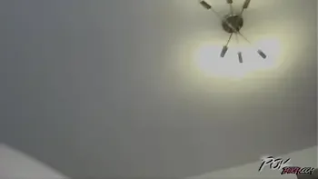 Sexy ginger girl gets cum on her red hairy pussy