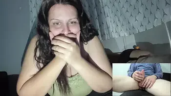 Naughty Wife Watching Random Guy Stroking While Her Husband Rest Next to Her