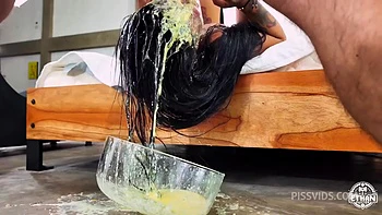 No Mercy Pukefest For Tiny Anal Slut Michy Perez (Extreme Rough