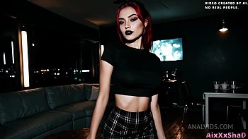 I Invited A Beauty For Tea, And She Preferred My Hot Cock, Fucked Her In The Ass And Filled Her Pussy With Cum [Ai Generated]