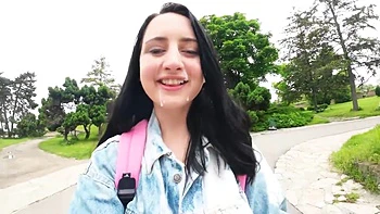 Eva Brooks Is Cum Slut Who Expose Her Self In Public