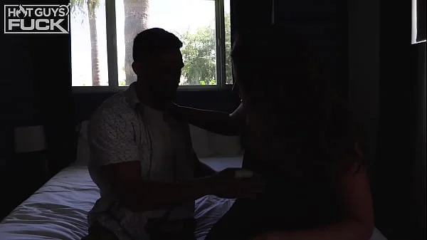 Shredded Tatted Jock Ricky Blows Angelina's Back Out!