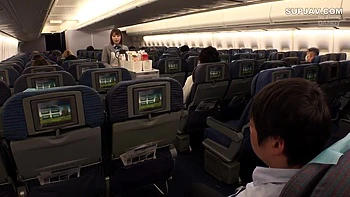 818 A Cabin Attendant With A Beautiful Ass Who Will Make A Seated Man Weak With Her S Shaped Ass Shaking Cowgirl Position Without Moving At All Decensored