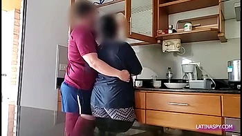 Baths Spy On My Hawt Maid Previous To Pounding Her Cakes